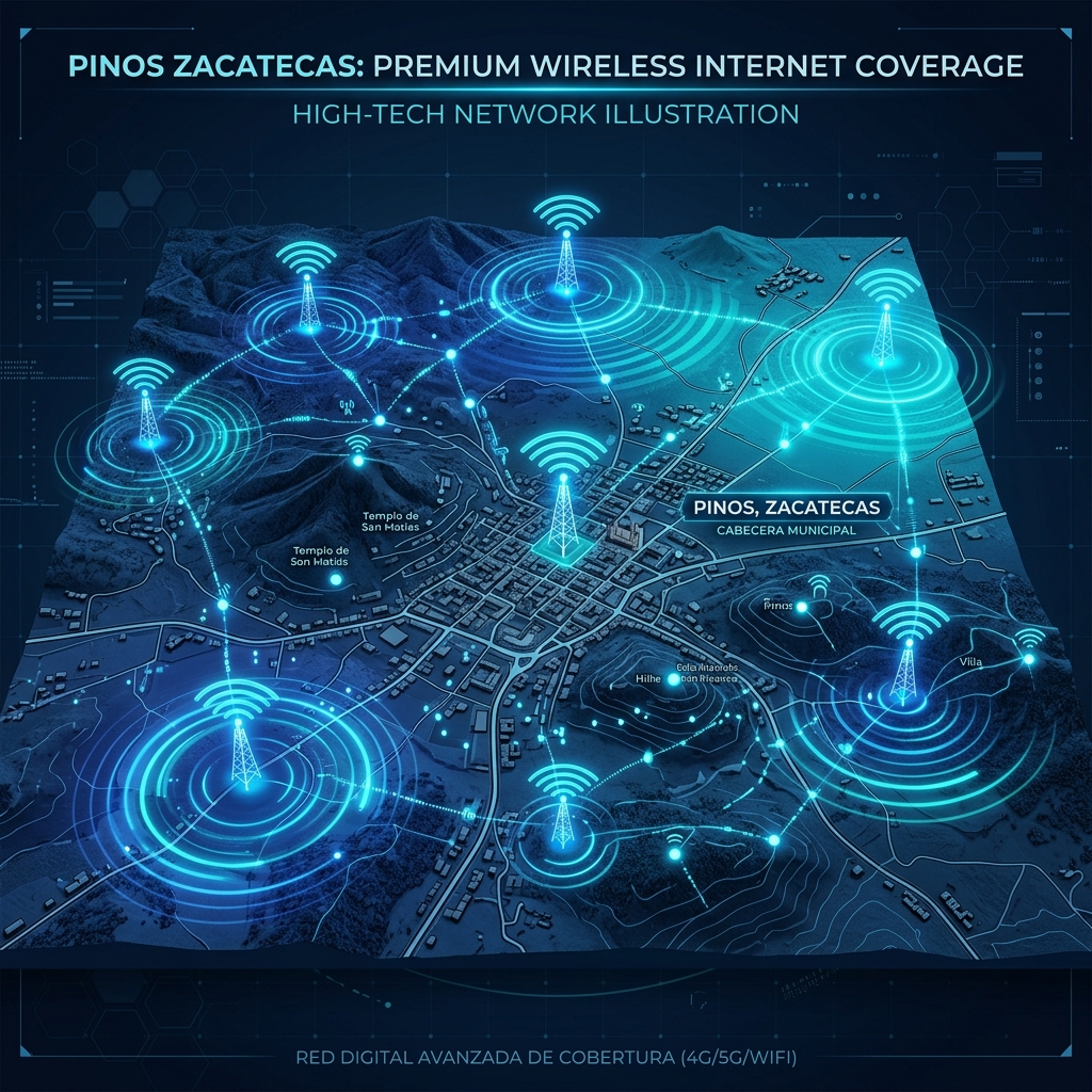 Mapa de Cobertura Pinos Zacatecas